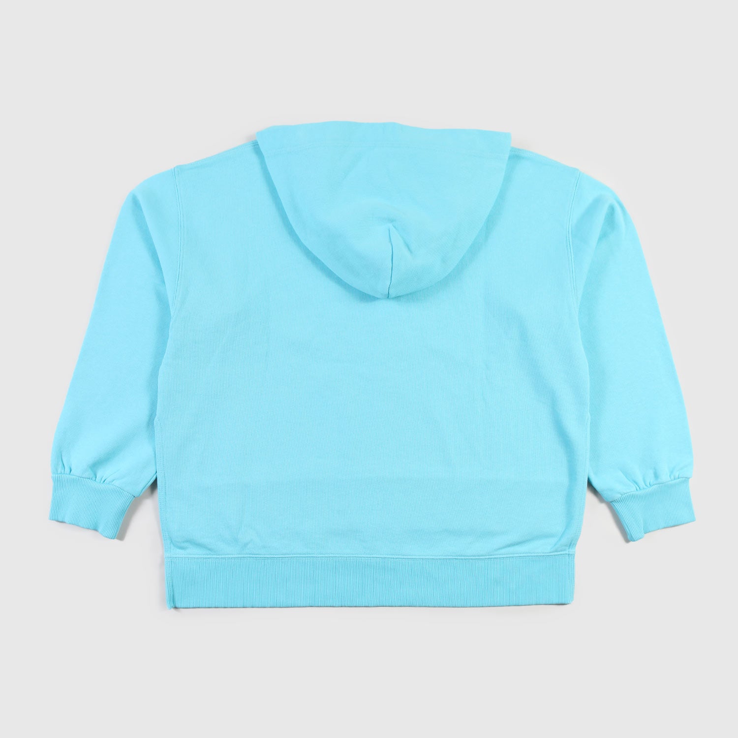 Felpa celeste con irregolarità ragazza - annameglio.com abbigliamento moda