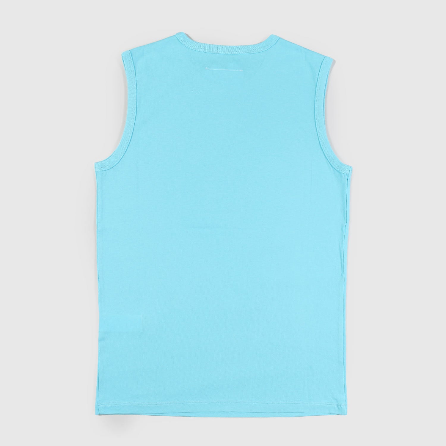 canotta azzurra con logo in contrasto - annameglio.com abbigliamento moda