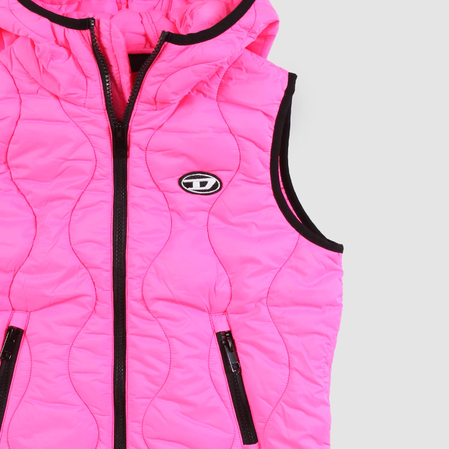 giubbotto gilet rosa fluo bambina - annameglio.com abbigliamento moda