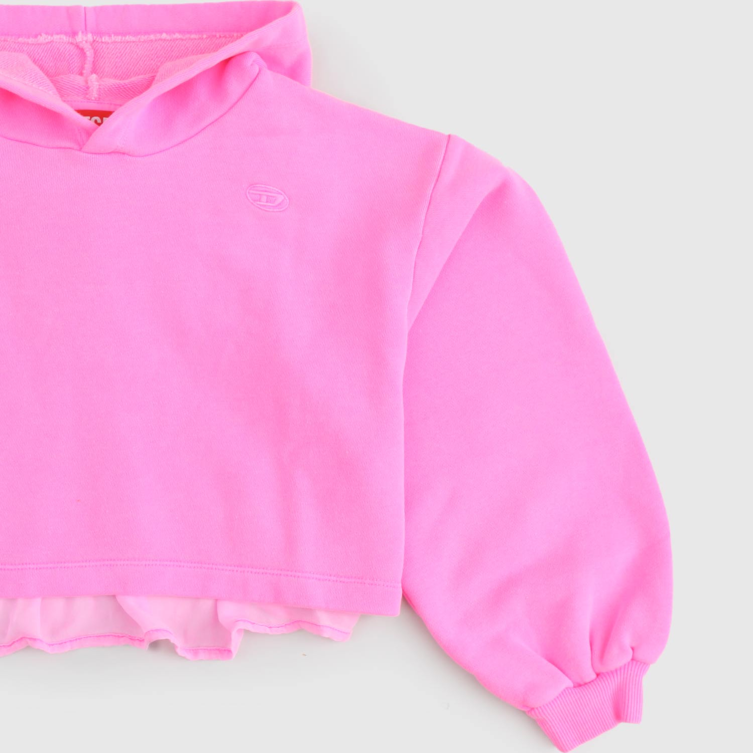 felpa rosa stile crop ragazza - annameglio.com abbigliamento moda