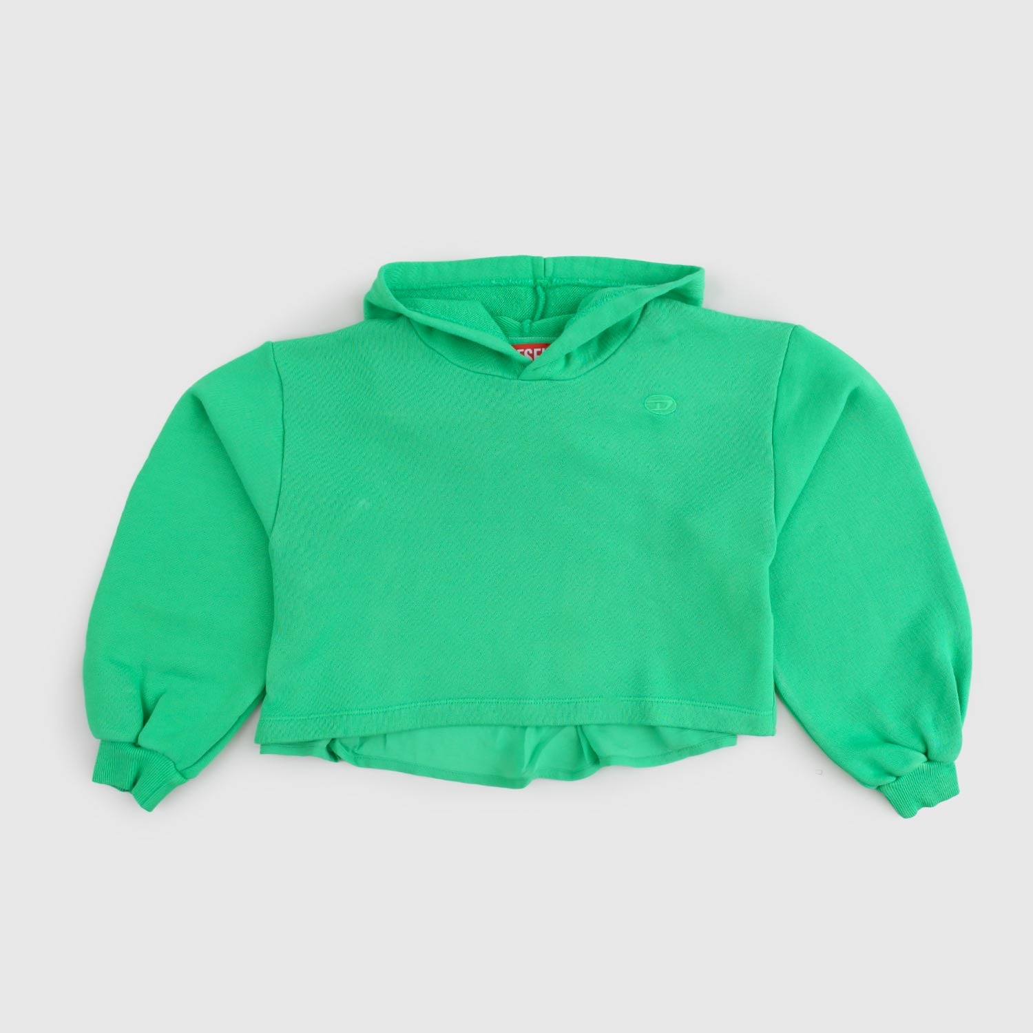 felpa verde stile crop ragazza - annameglio.com abbigliamento moda
