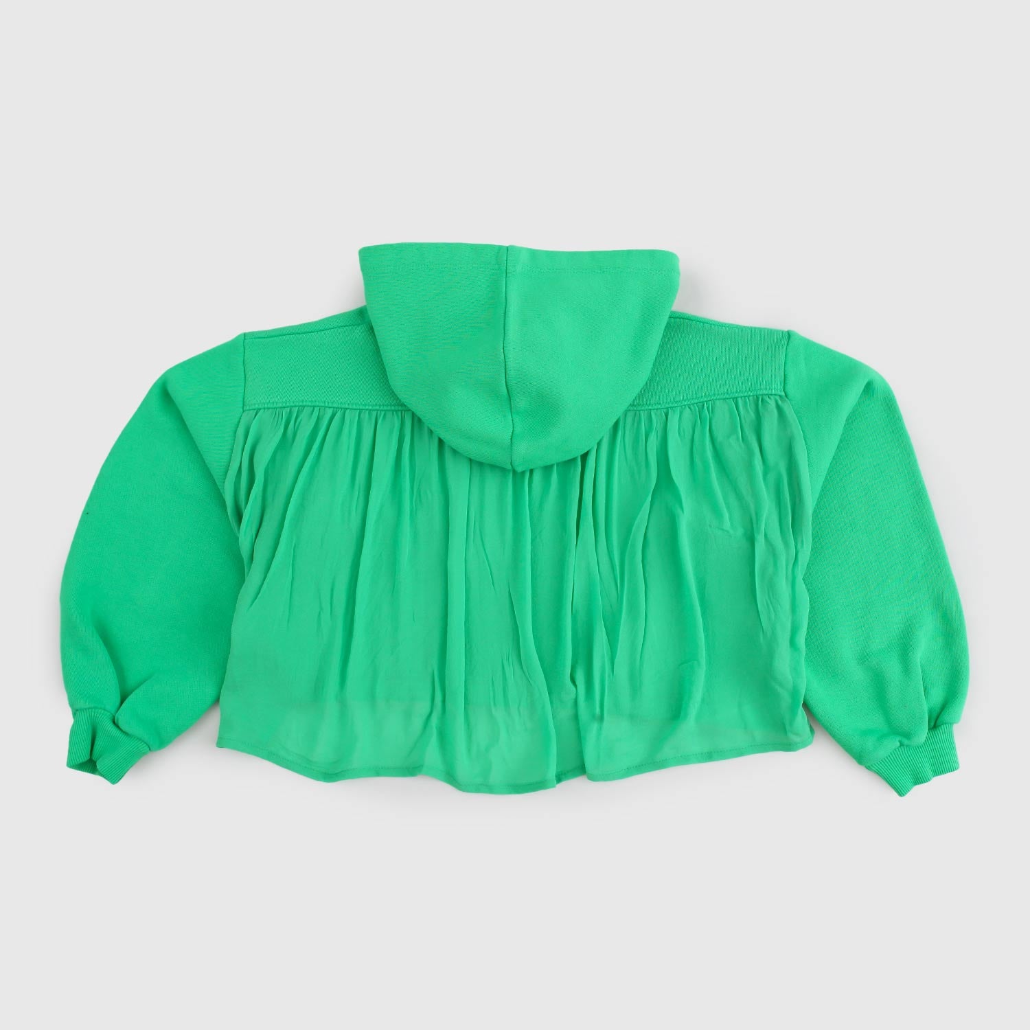 felpa verde stile crop ragazza - annameglio.com abbigliamento moda