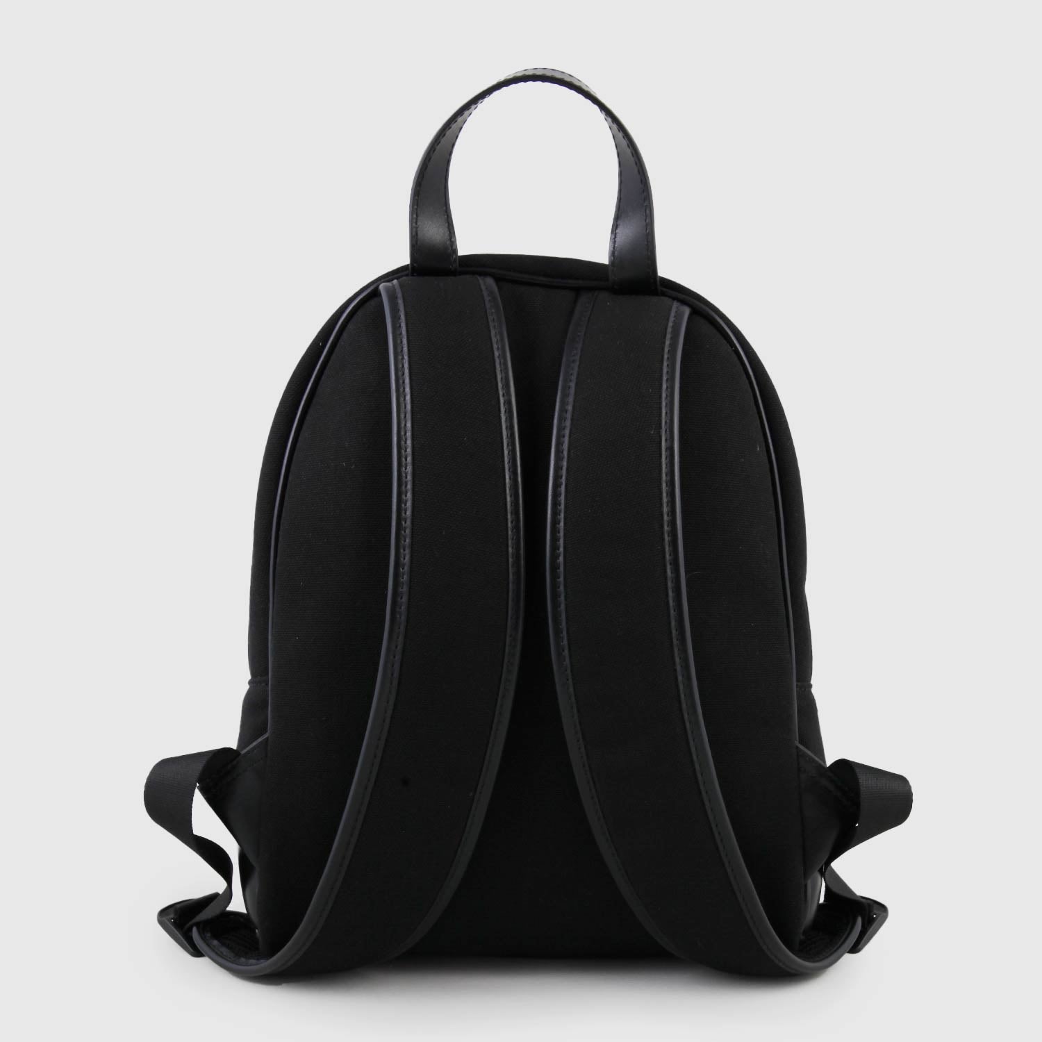 Zaino nero con logo in contrasto - annameglio.com abbigliamento moda