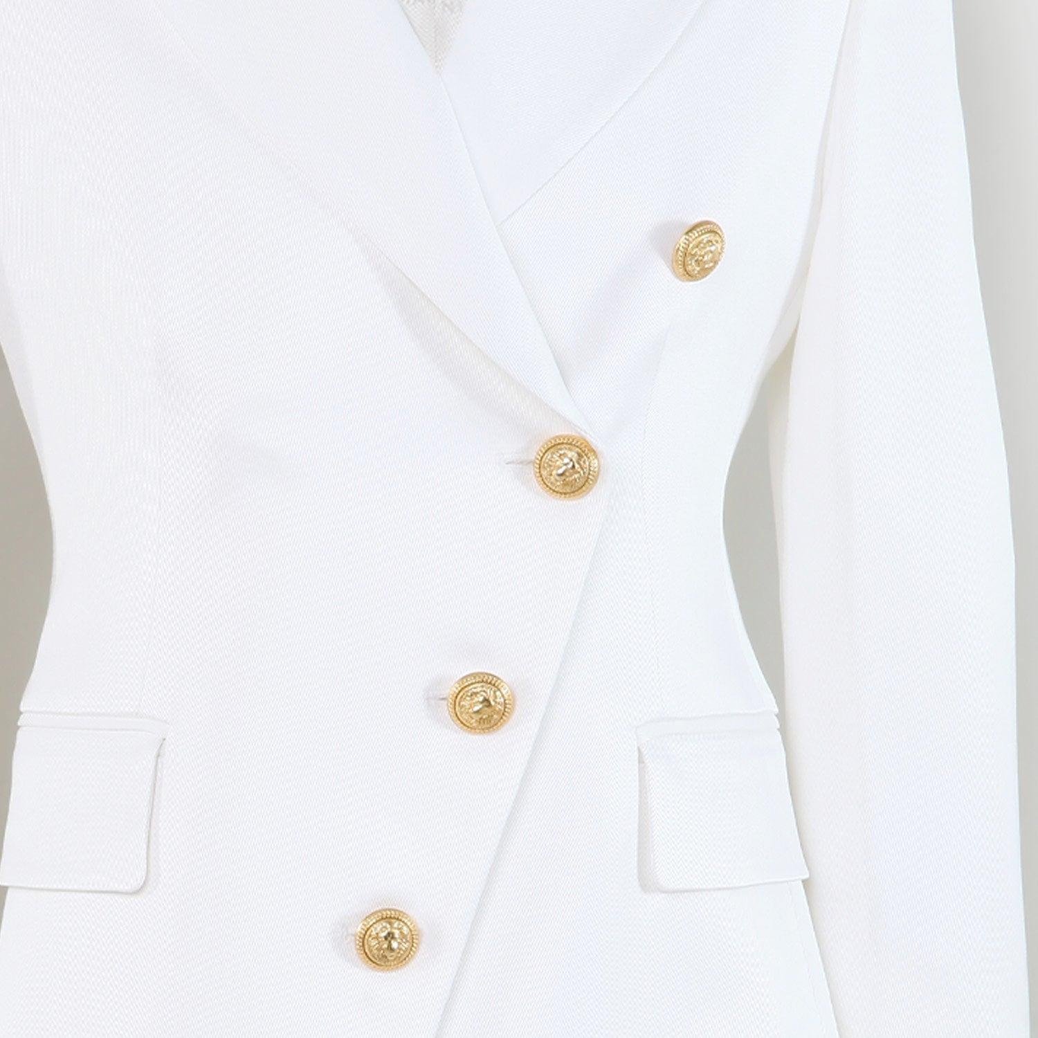 giacca bianca bottoni oro ragazza - annameglio.com abbigliamento moda