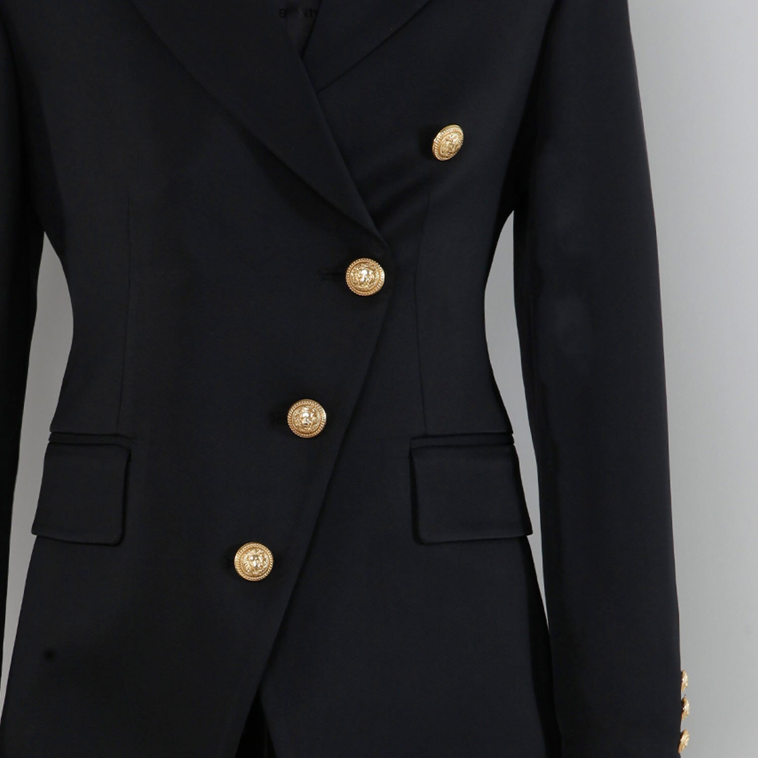 giacca nera bottoni oro ragazza - annameglio.com abbigliamento moda