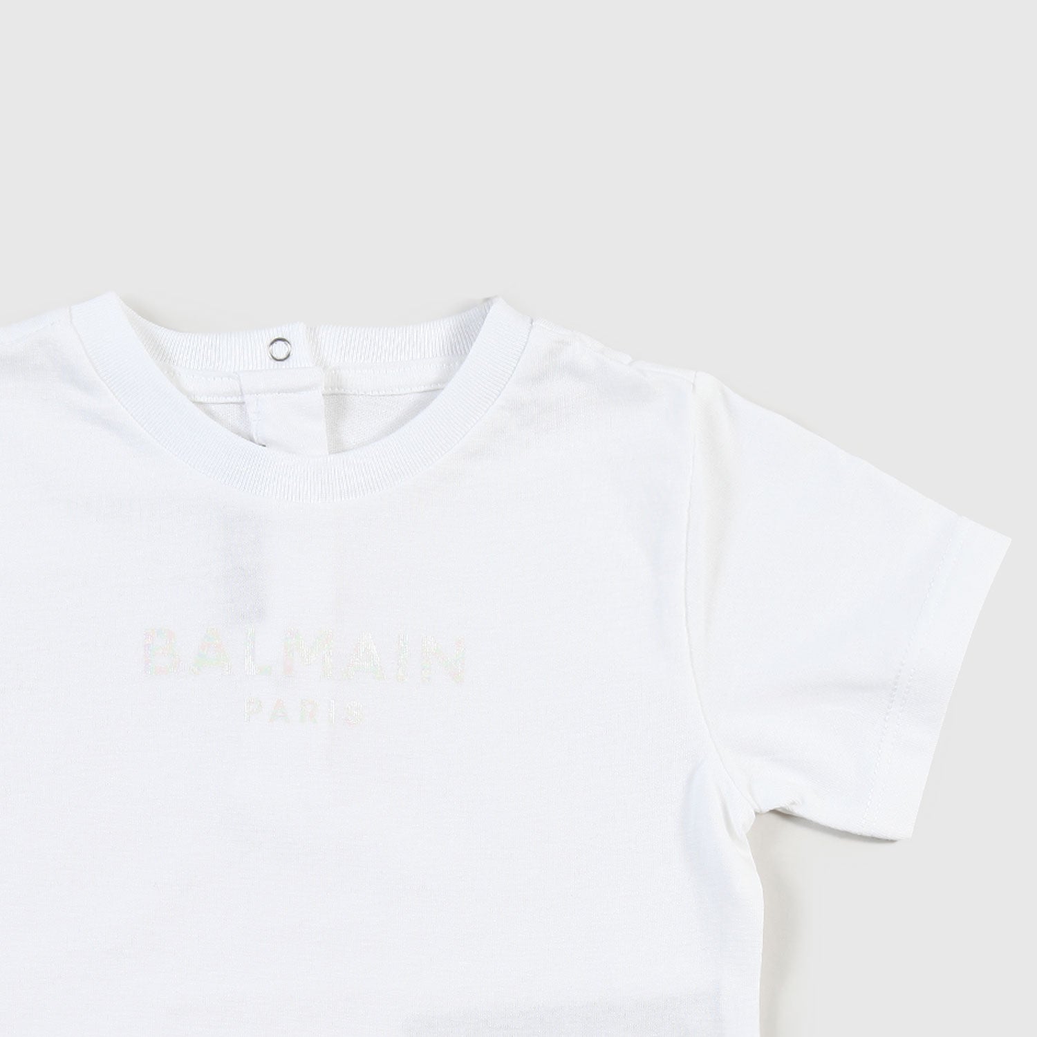 Maglia maniche corte effetto riflettente neonata - annameglio.com abbigliamento moda