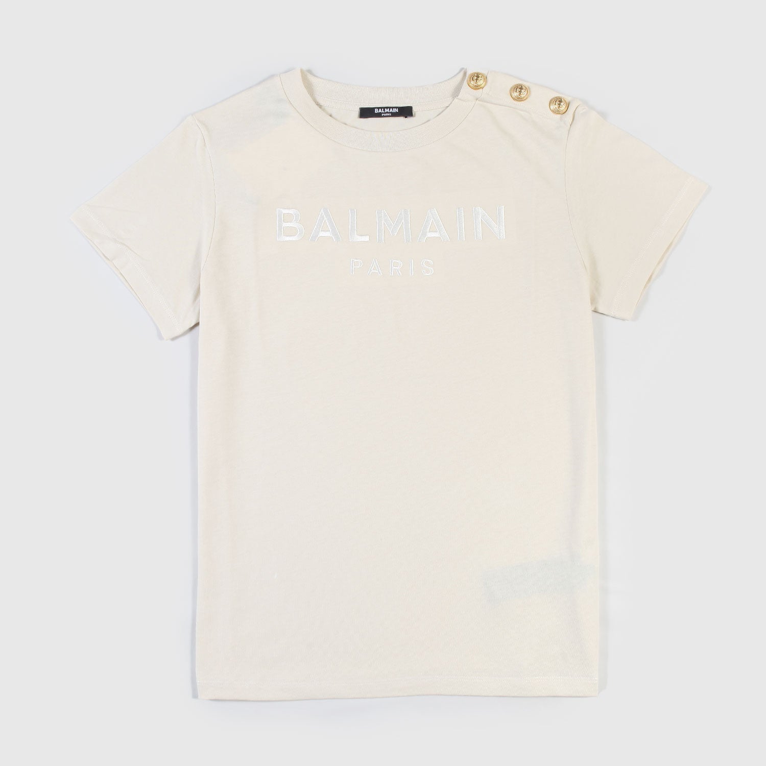 T-shirt beige con bottoni ragazza - annameglio.com abbigliamento moda