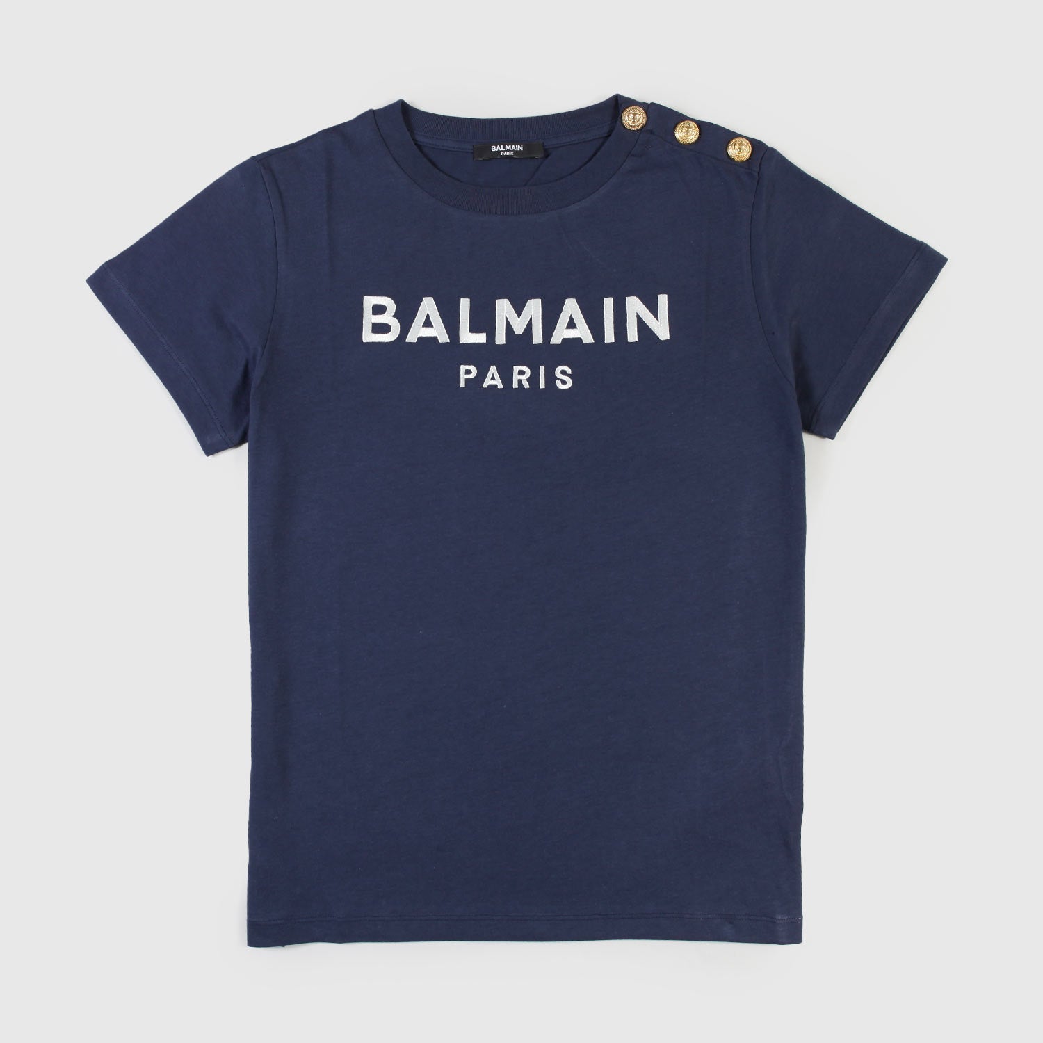 Maglia maniche corte blu con bottoni ragazza - annameglio.com abbigliamento moda