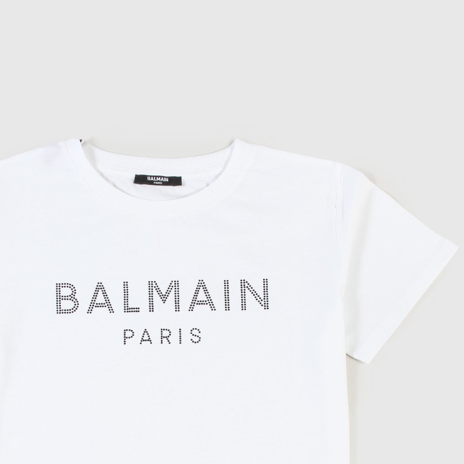 T-shirt bianca con logo nero ragazza - annameglio.com abbigliamento moda