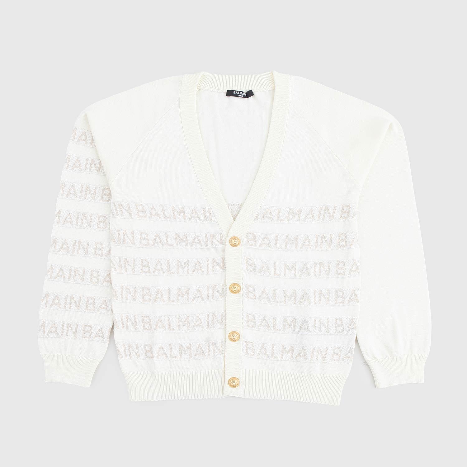 cardigan beige con dettagli oro ragazza - annameglio.com abbigliamento moda