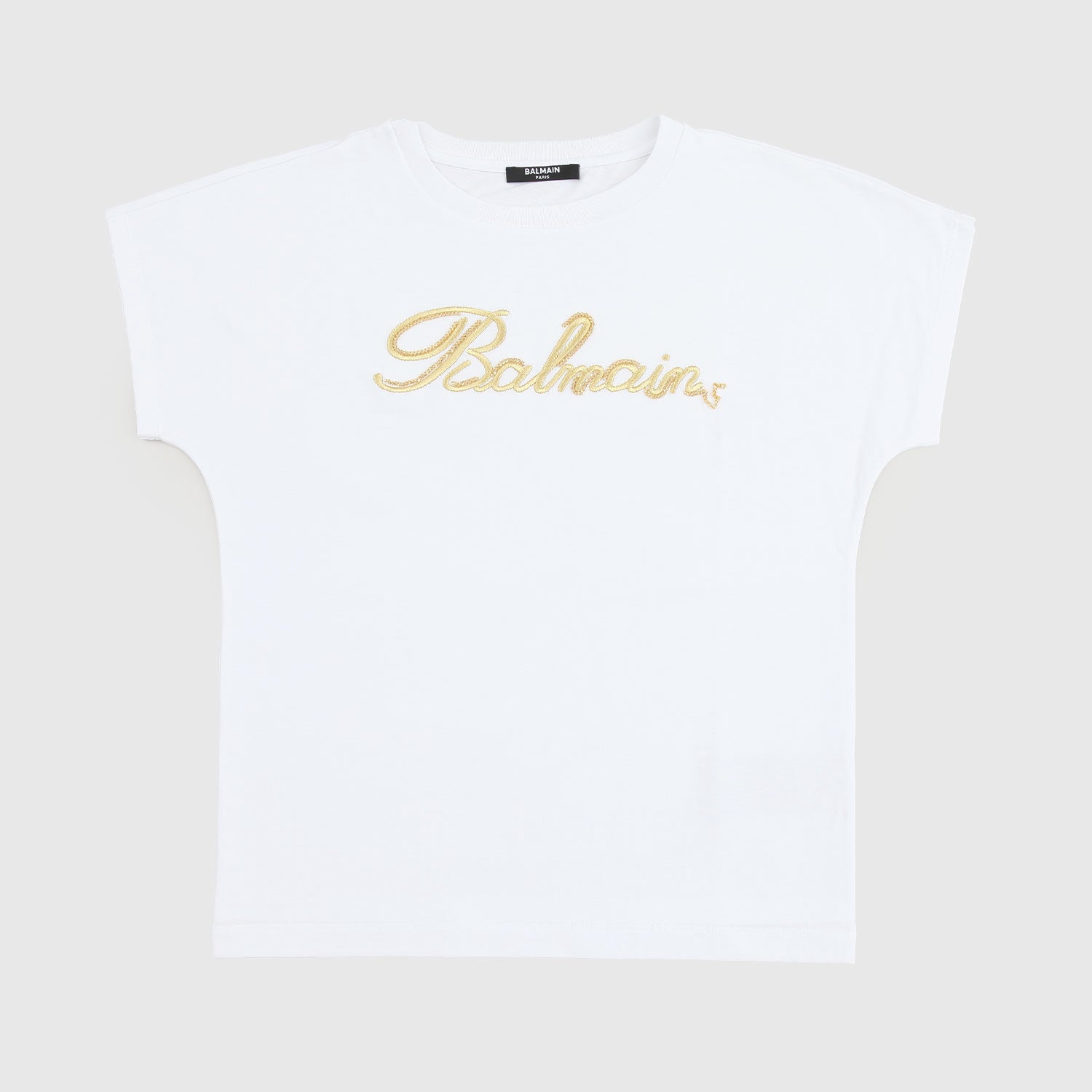 maglia bianca scritta oro ragazza - annameglio.com abbigliamento moda