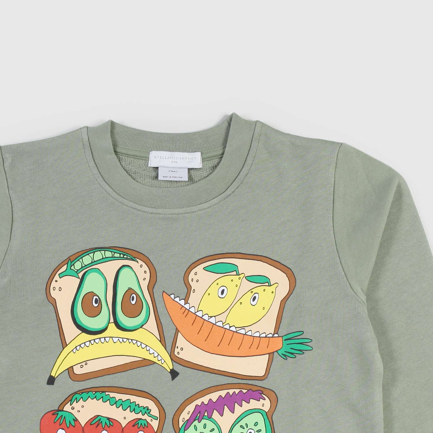 felpa verde militare con fantasie bambino - annameglio.com abbigliamento moda