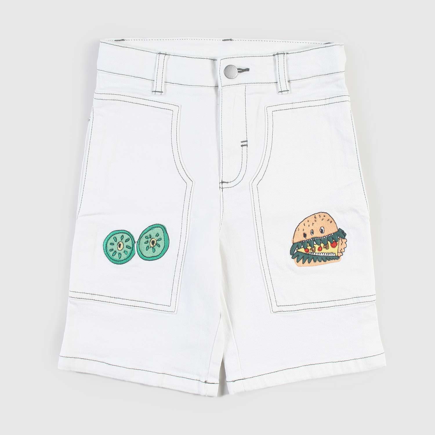 Bermuda di jeans bianchi bambino - annameglio.com abbigliamento moda