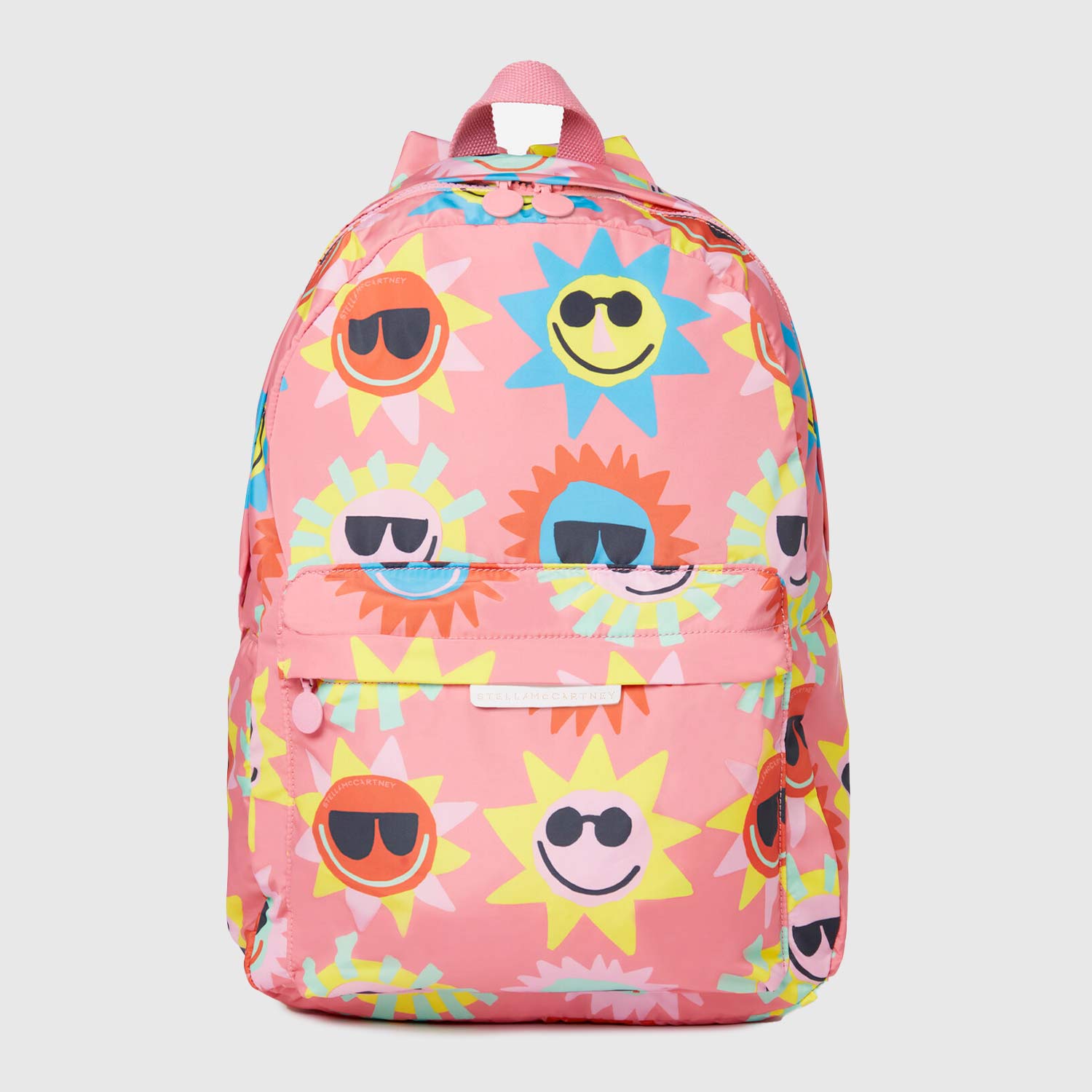 zaino rosa con stampe sole multicolore ragazza - annameglio.com abbigliamento moda