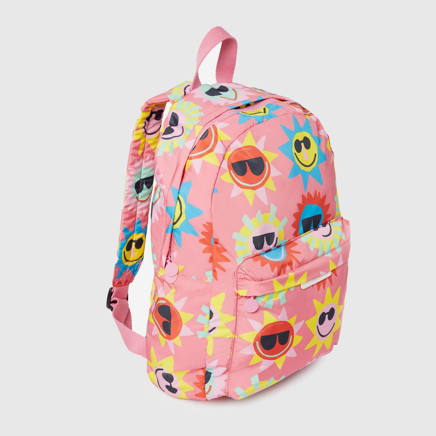 zaino rosa con stampe sole multicolore ragazza - annameglio.com abbigliamento moda