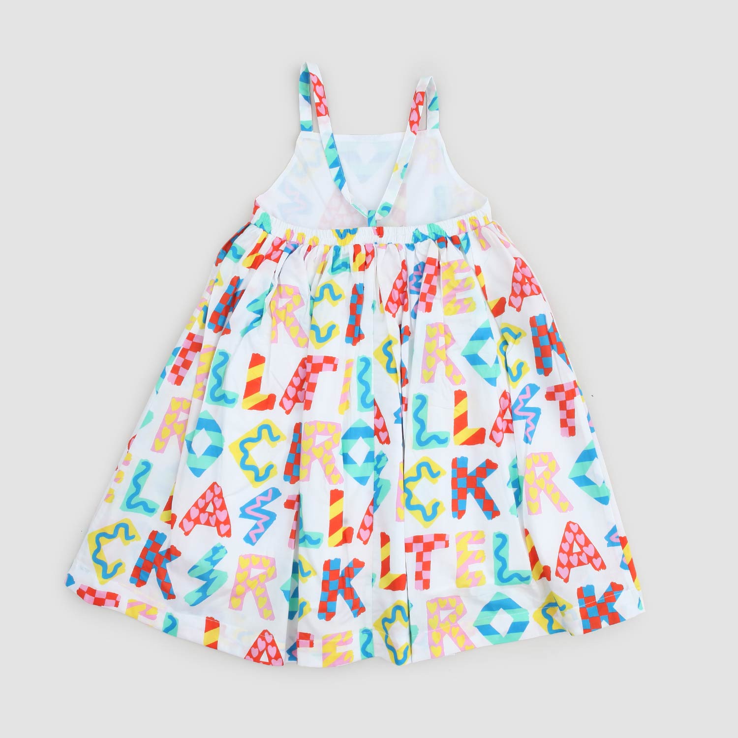 abito bianco con lettere bambina - annameglio.com abbigliamento moda