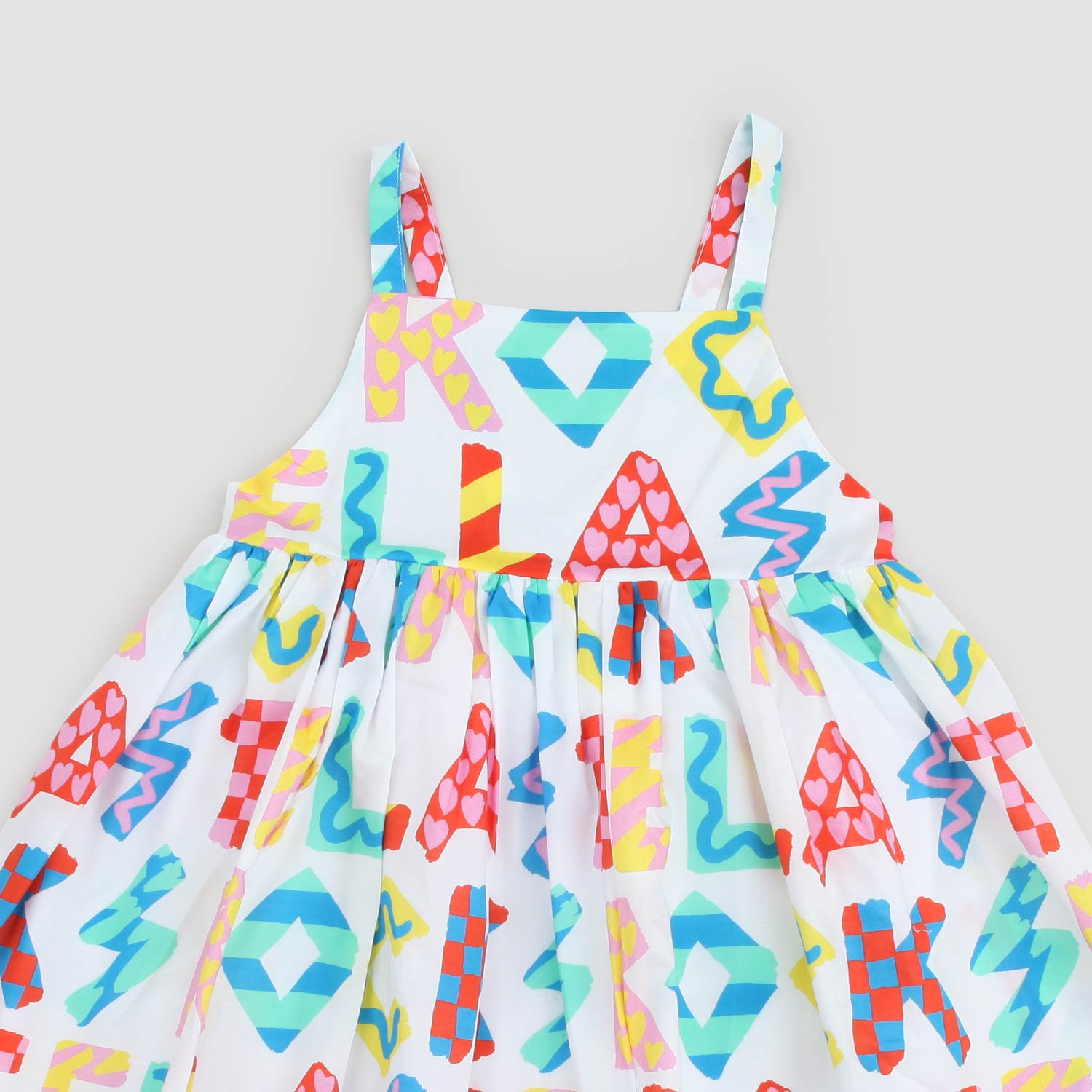 abito bianco con lettere bambina - annameglio.com abbigliamento moda