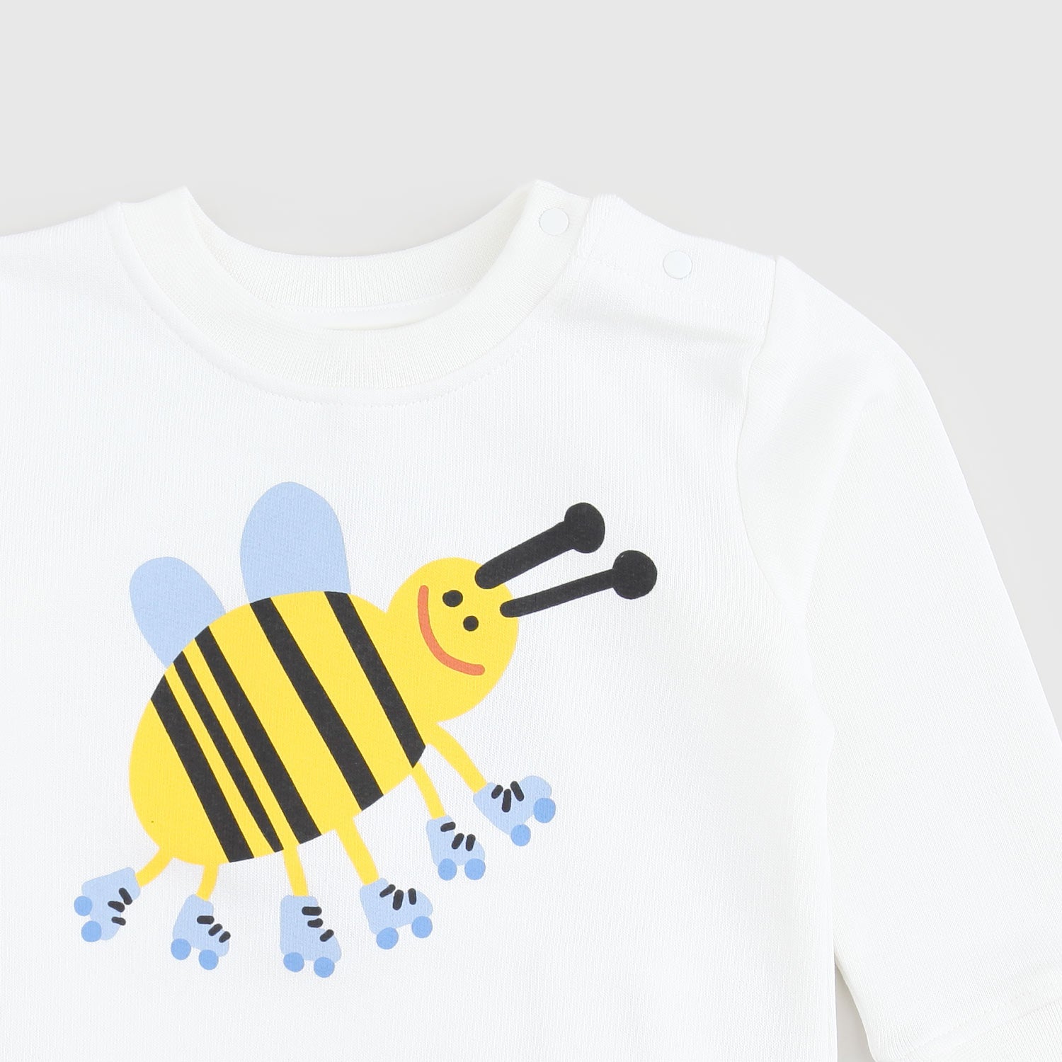 felpa bianca con ape neonato - annameglio.com abbigliamento moda