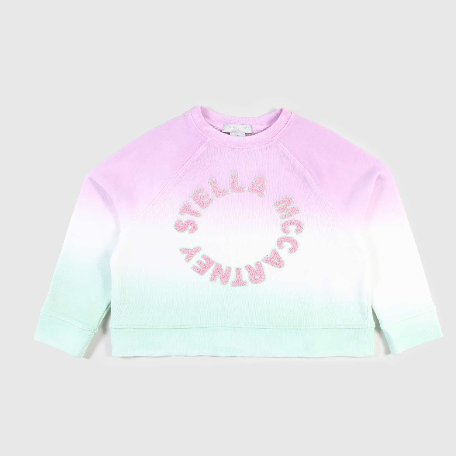 Felpa con sfumatura dal viola al verde ragazza - annameglio.com abbigliamento moda