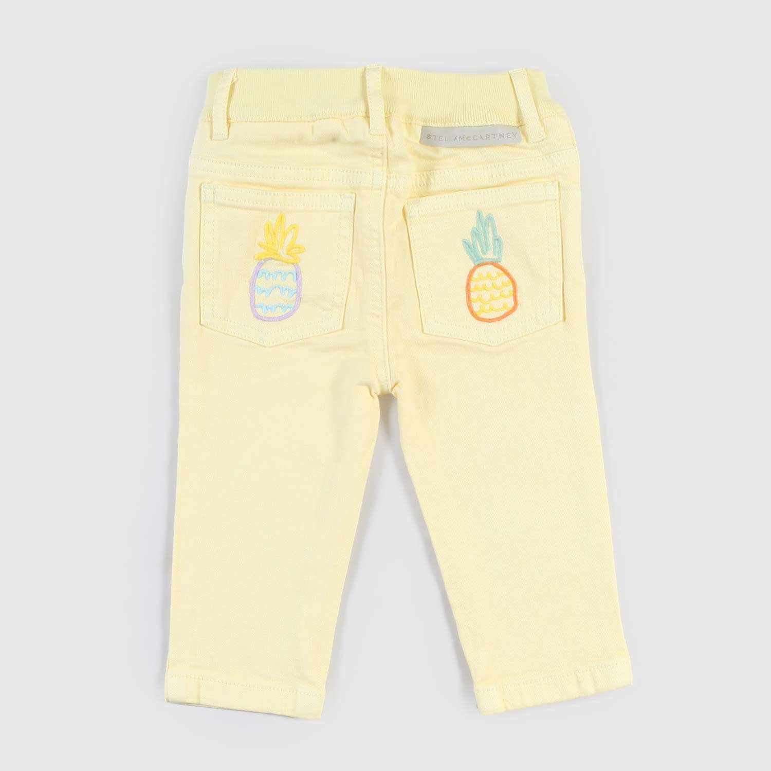 pantalone giallo con ananas bambina - annameglio.com abbigliamento moda