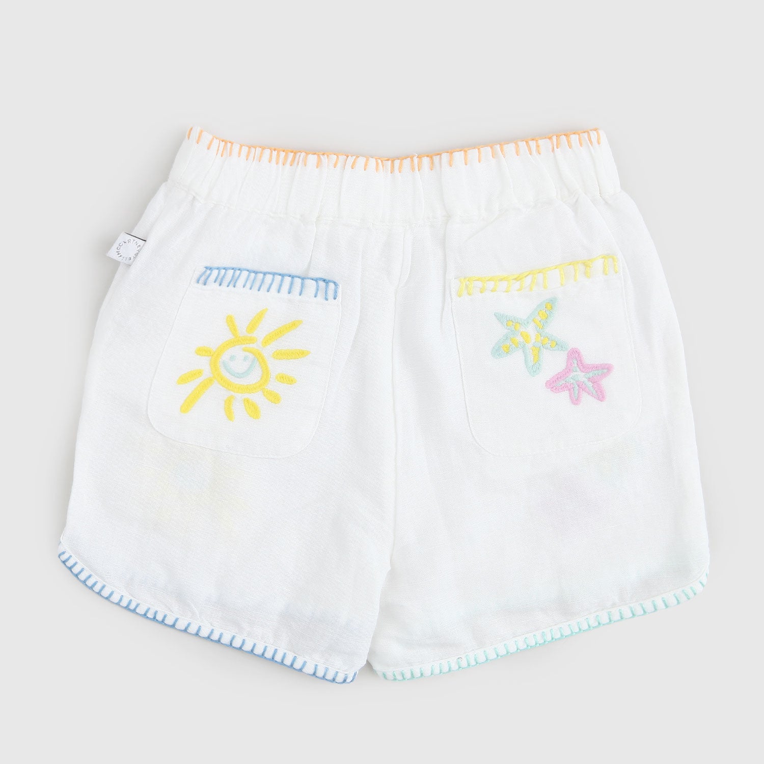 pantaloncino bianco colori neonata - annameglio.com abbigliamento moda