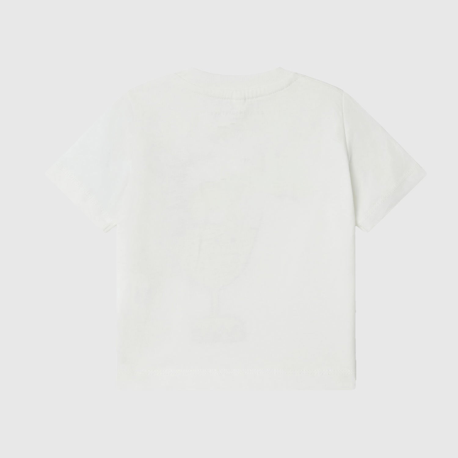 T-shirt neonata bianca con stampa giocosa - annameglio.com abbigliamento moda