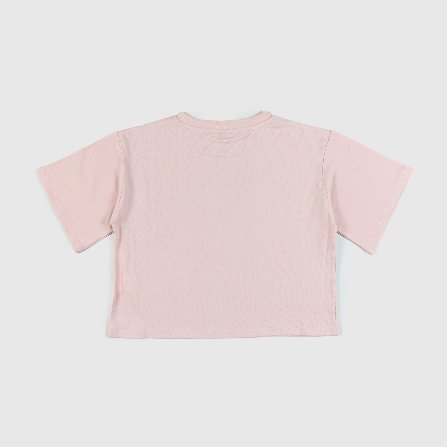 t-shirt rosa antico con stampa fiore teen - annameglio.com abbigliamento moda