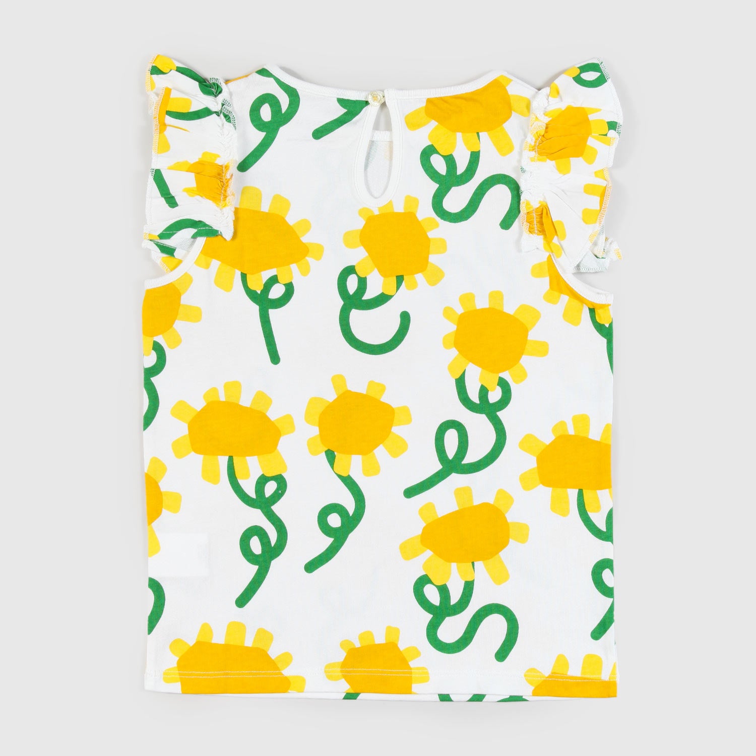 T-shirt smanicata con maniche svolazzanti bambina - annameglio.com abbigliamento moda