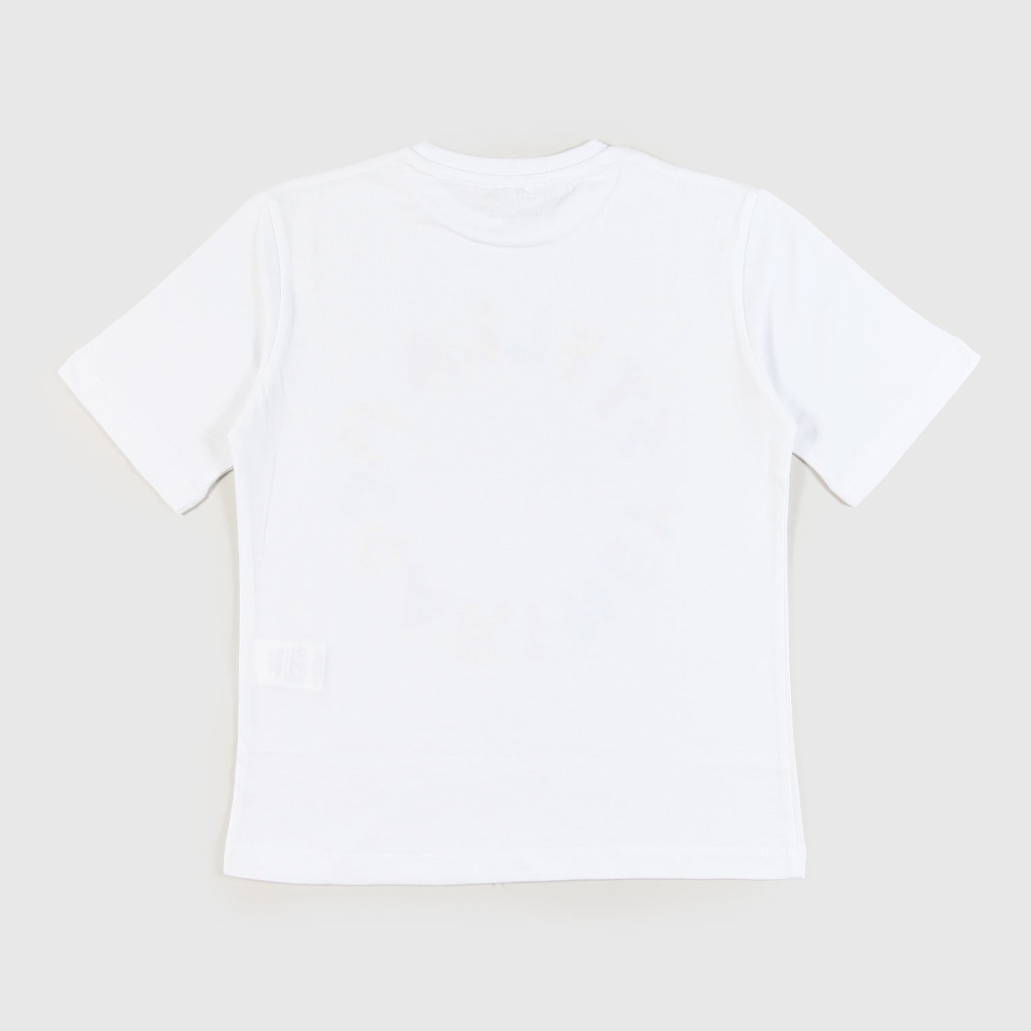 T-shirt bianca con fantasia circolare ragazza - annameglio.com abbigliamento moda