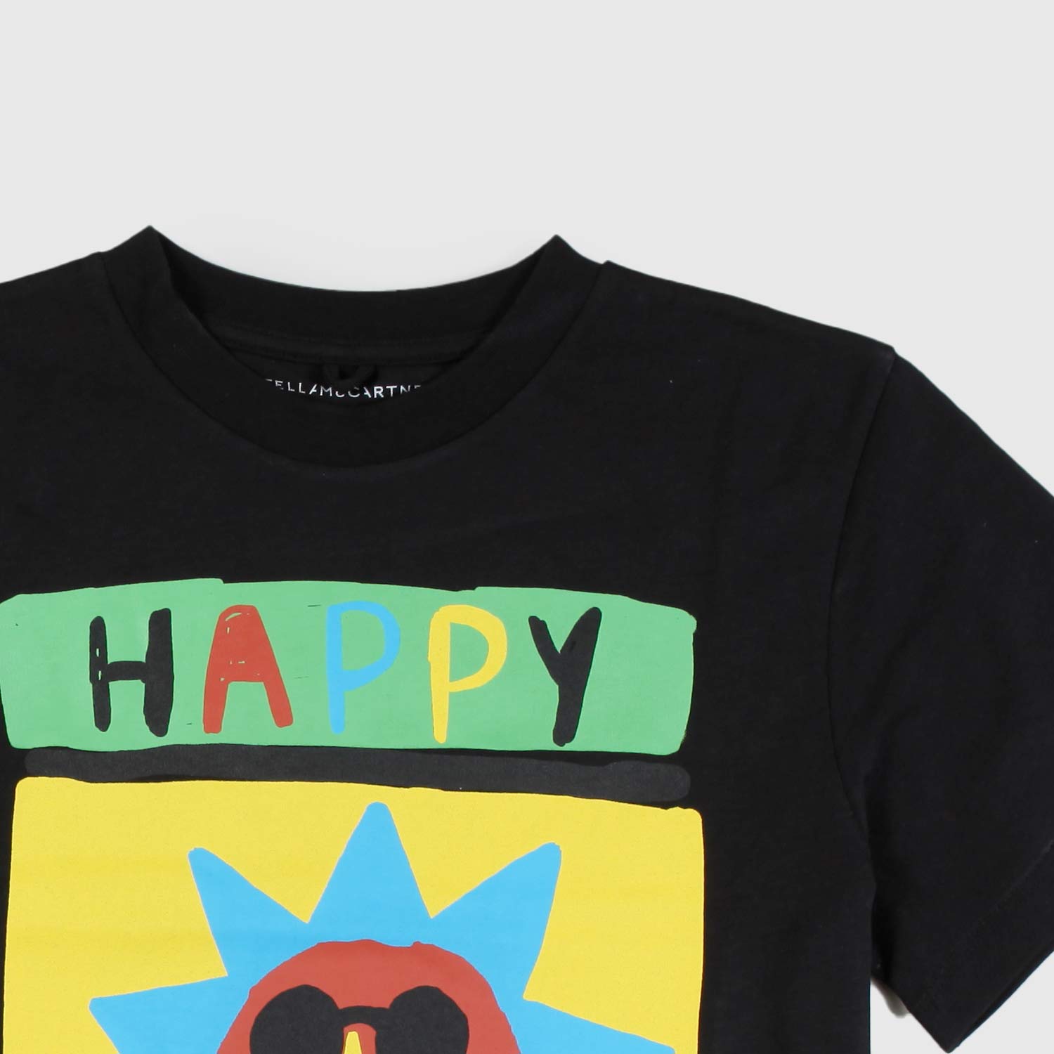 T-shirt nera con stampa giocosa bambino - annameglio.com abbigliamento moda