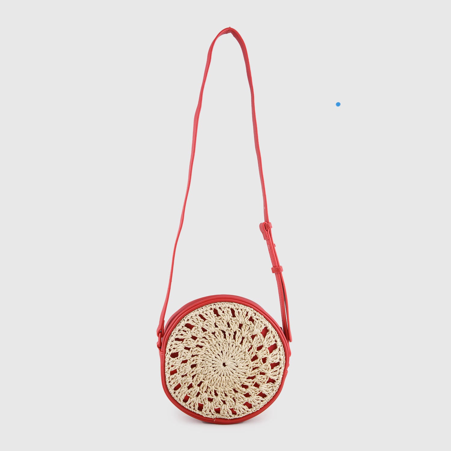 borsa rossa e beige con cuore - annameglio.com abbigliamento moda