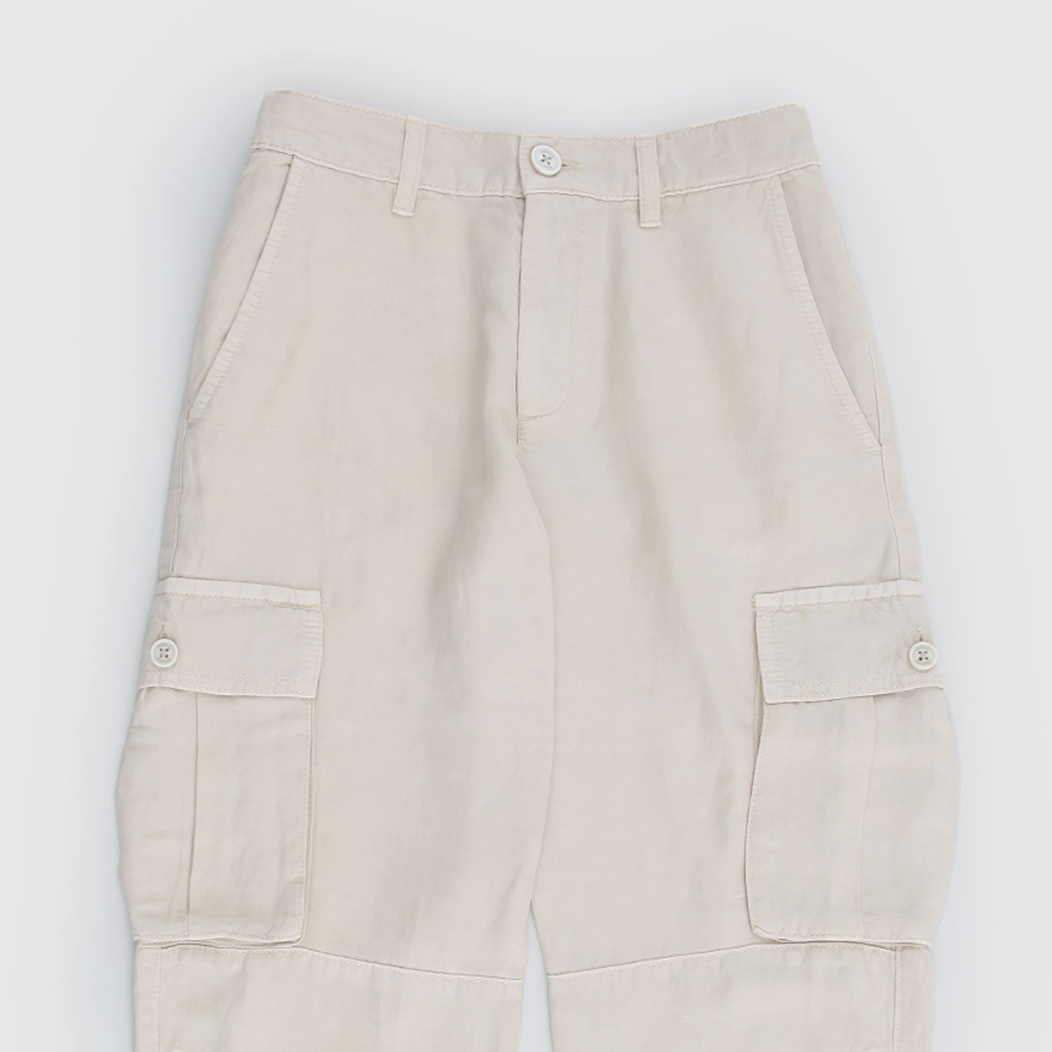 pantalone lungo beige cargo - annameglio.com abbigliamento moda