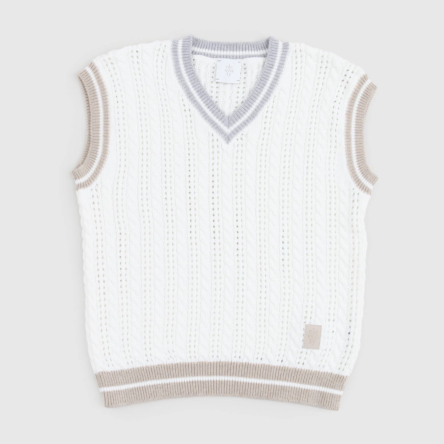 maglia gilet bianca ragazzo - annameglio.com abbigliamento moda