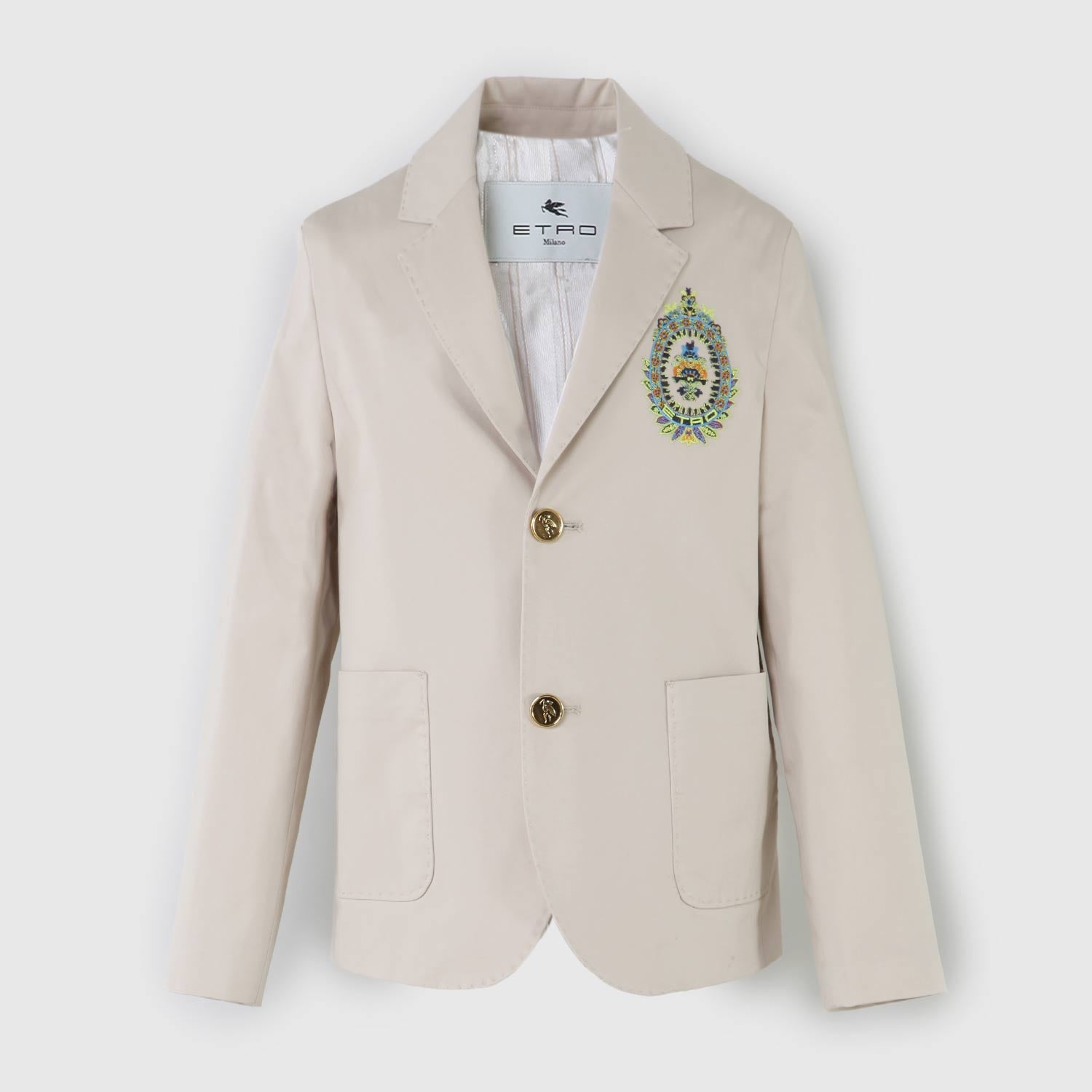 giacca beige cucitura multicolore ragazzo - annameglio.com abbigliamento moda