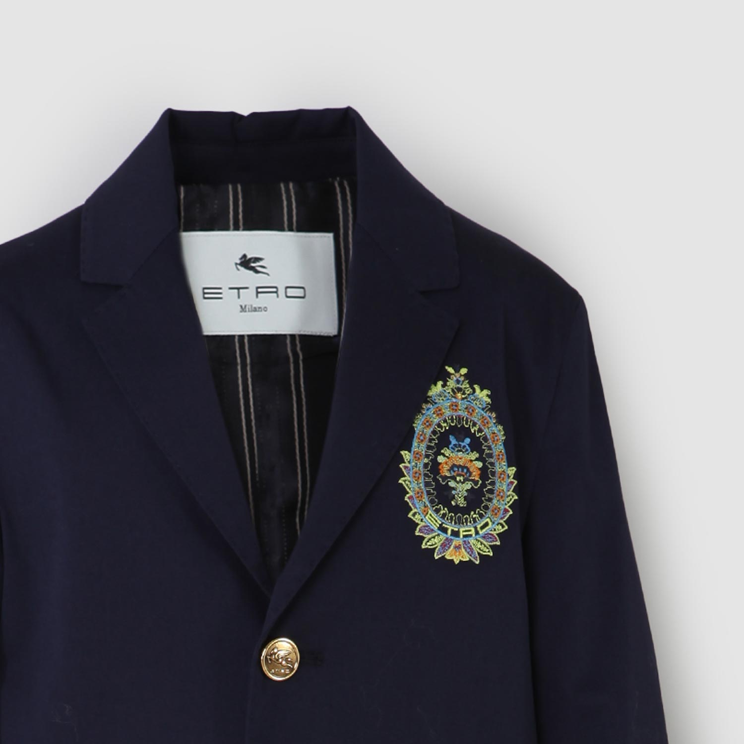 giacca blu notte cucitura multicolore ragazzo - annameglio.com abbigliamento moda