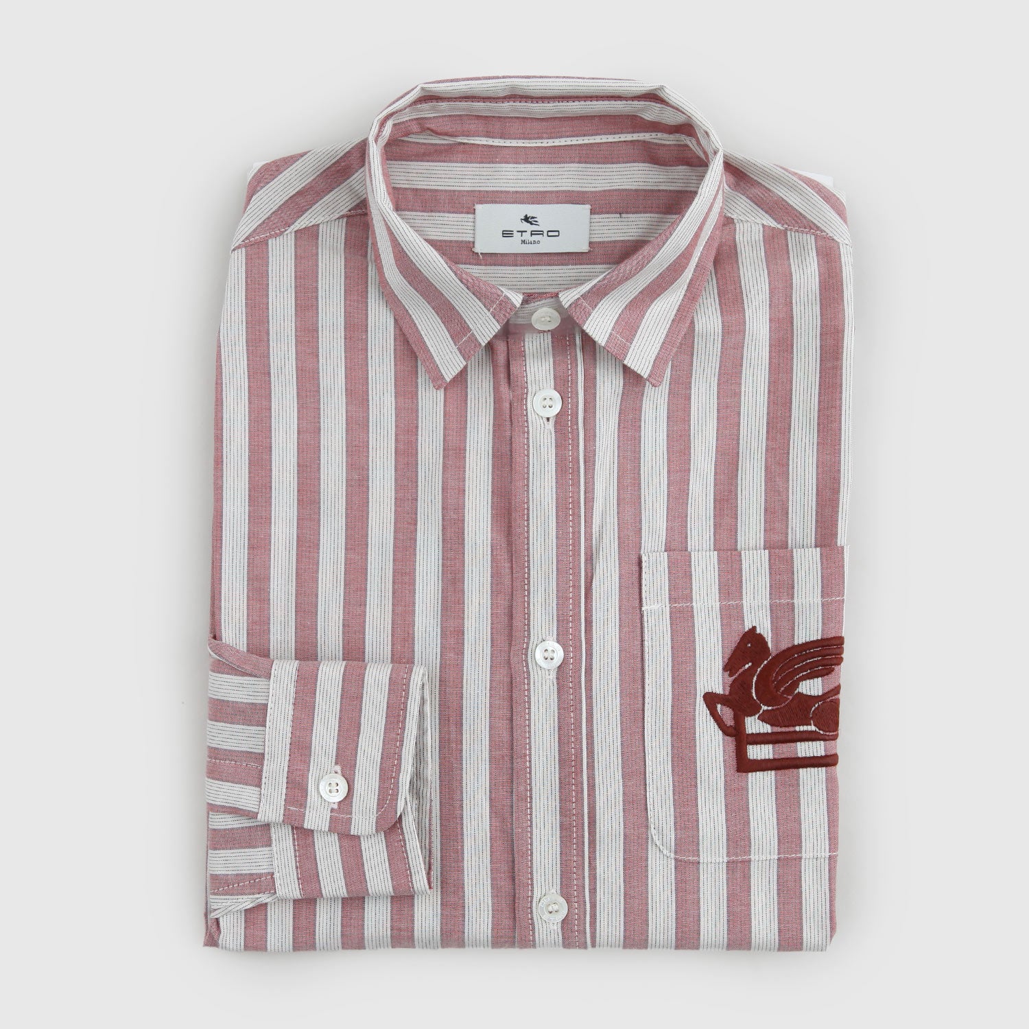 camicia righe rosse pegaso - annameglio.com abbigliamento moda