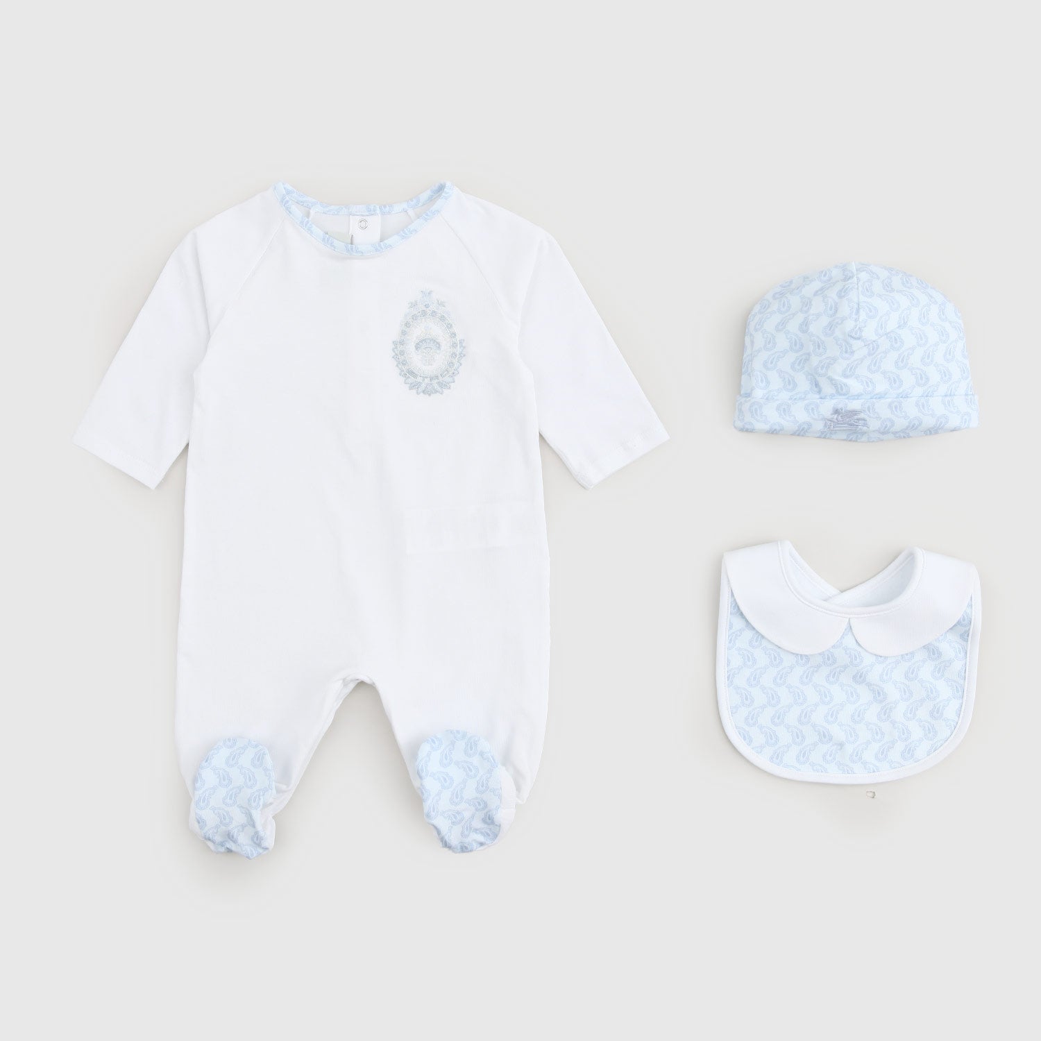 set celeste coordinato neonato - annameglio.com abbigliamento moda