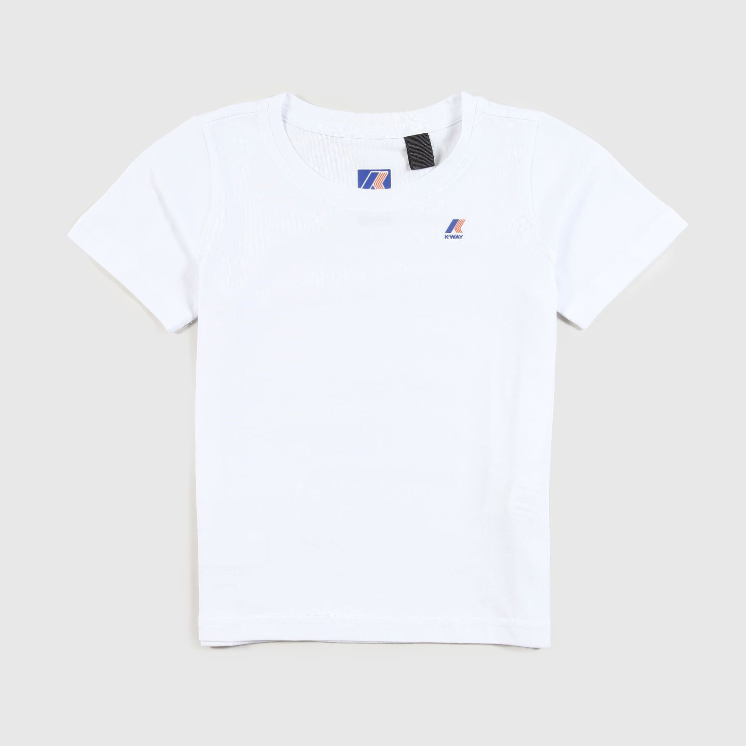 T-shirt bianca con patch logo unisex - annameglio.com abbigliamento moda