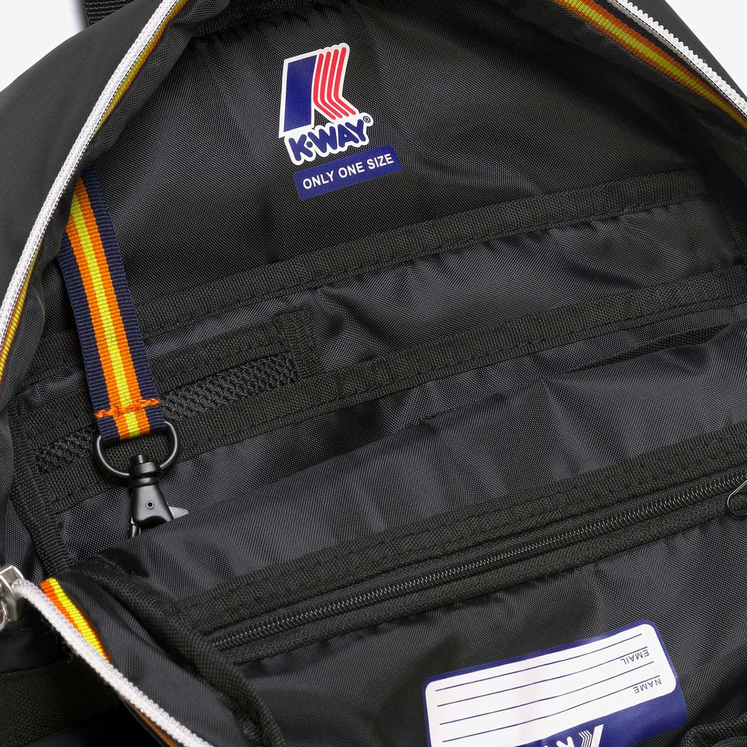 Zaino SMALL LAON Nero Firmato K-WAY - annameglio.com abbigliamento moda