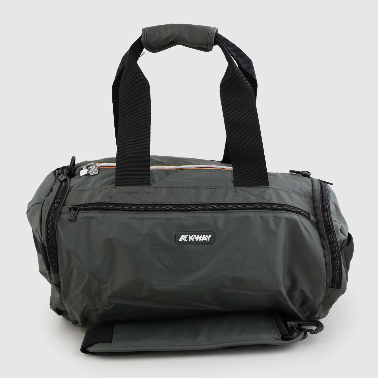 borsone k-way verde robusto - annameglio.com abbigliamento moda