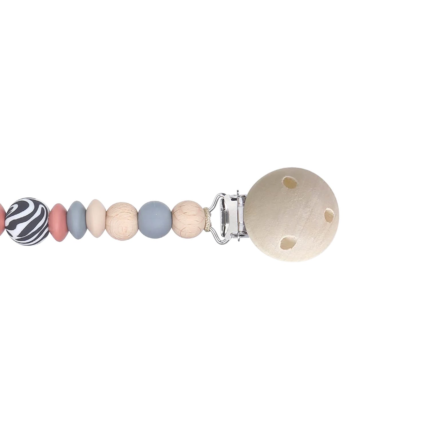 Catenella porta ciuccio zebrata - annameglio.com abbigliamento moda