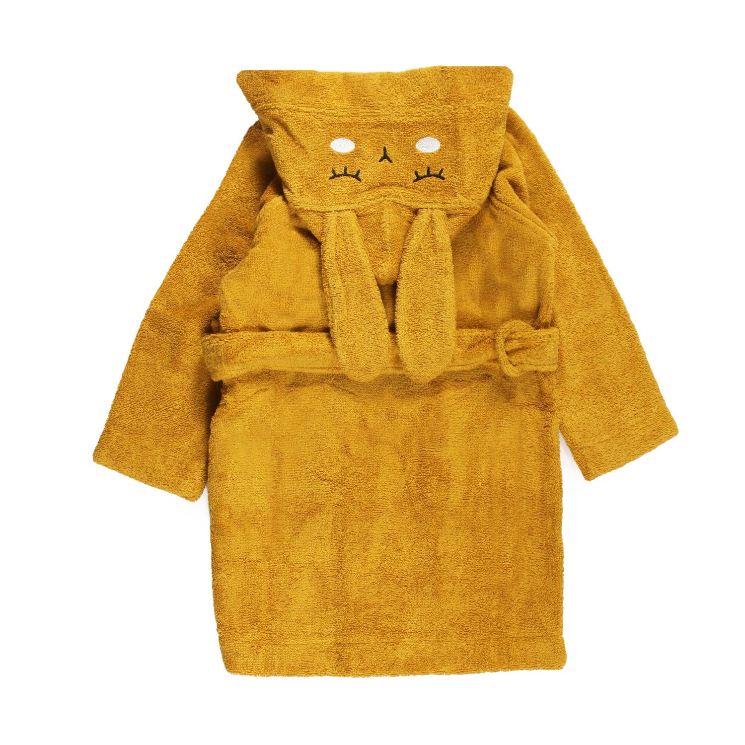 Accappatoio bambina senape coniglietto - annameglio.com abbigliamento moda