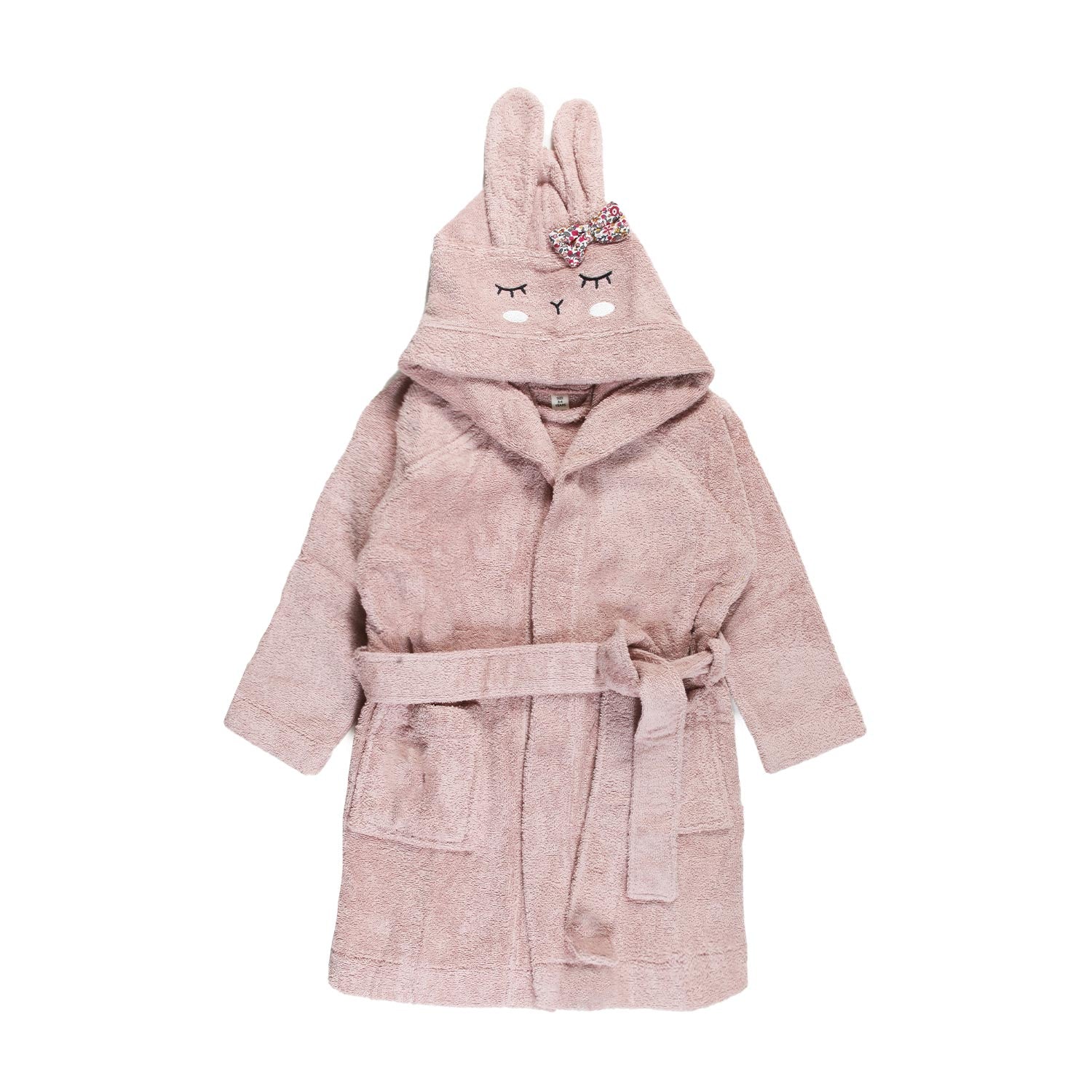 Accappatoio bambina rosa coniglietto - annameglio.com abbigliamento moda
