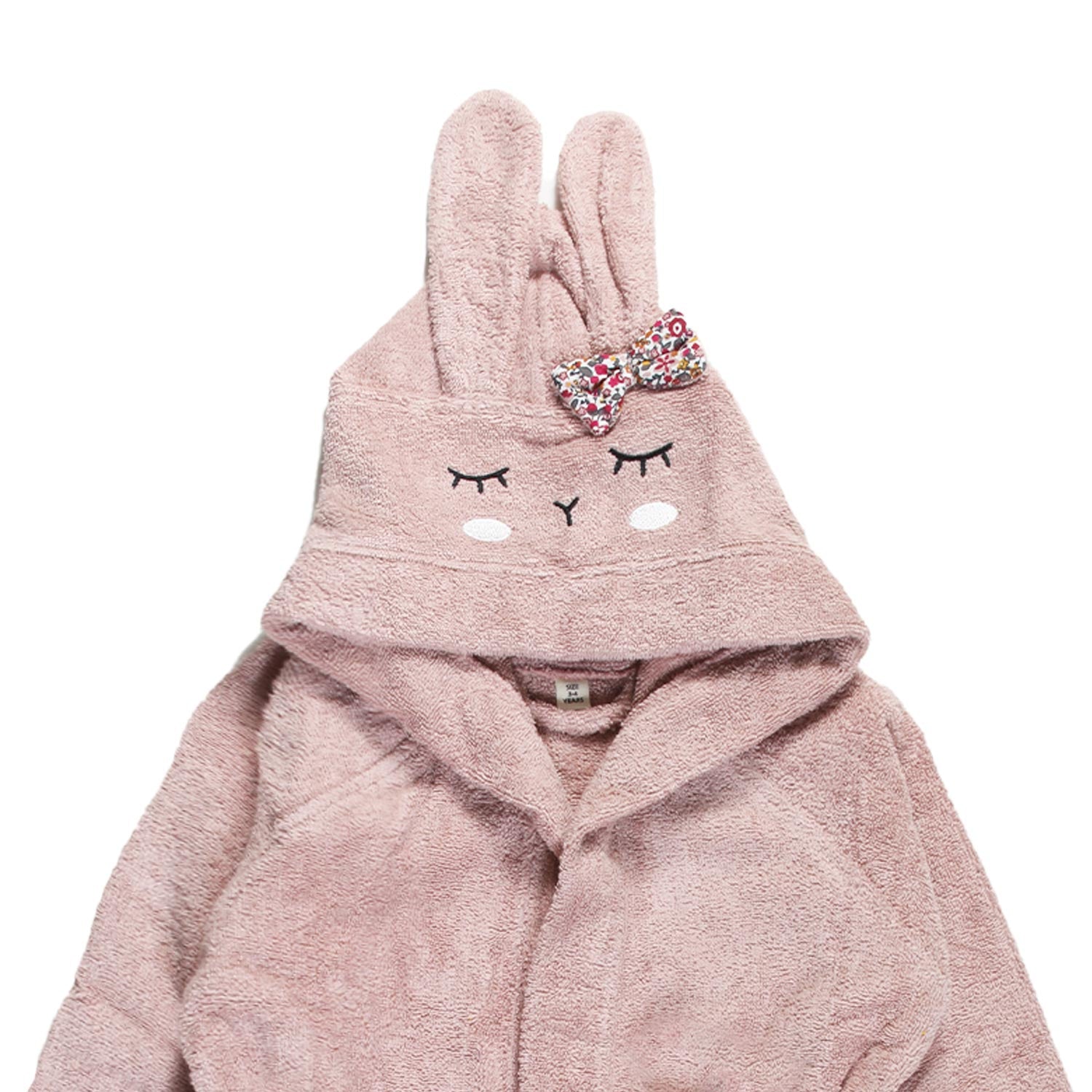 Accappatoio bambina rosa coniglietto - annameglio.com abbigliamento moda