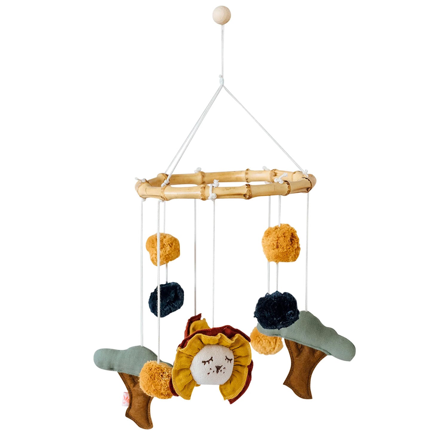 Giostrina Leone con anello in bambu - annameglio.com abbigliamento moda