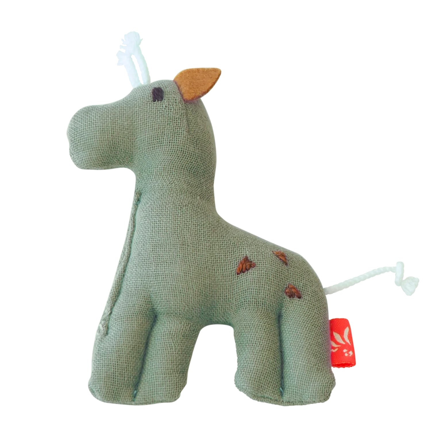 giraffa verde piccola con sonaglio bambina - annameglio.com abbigliamento moda