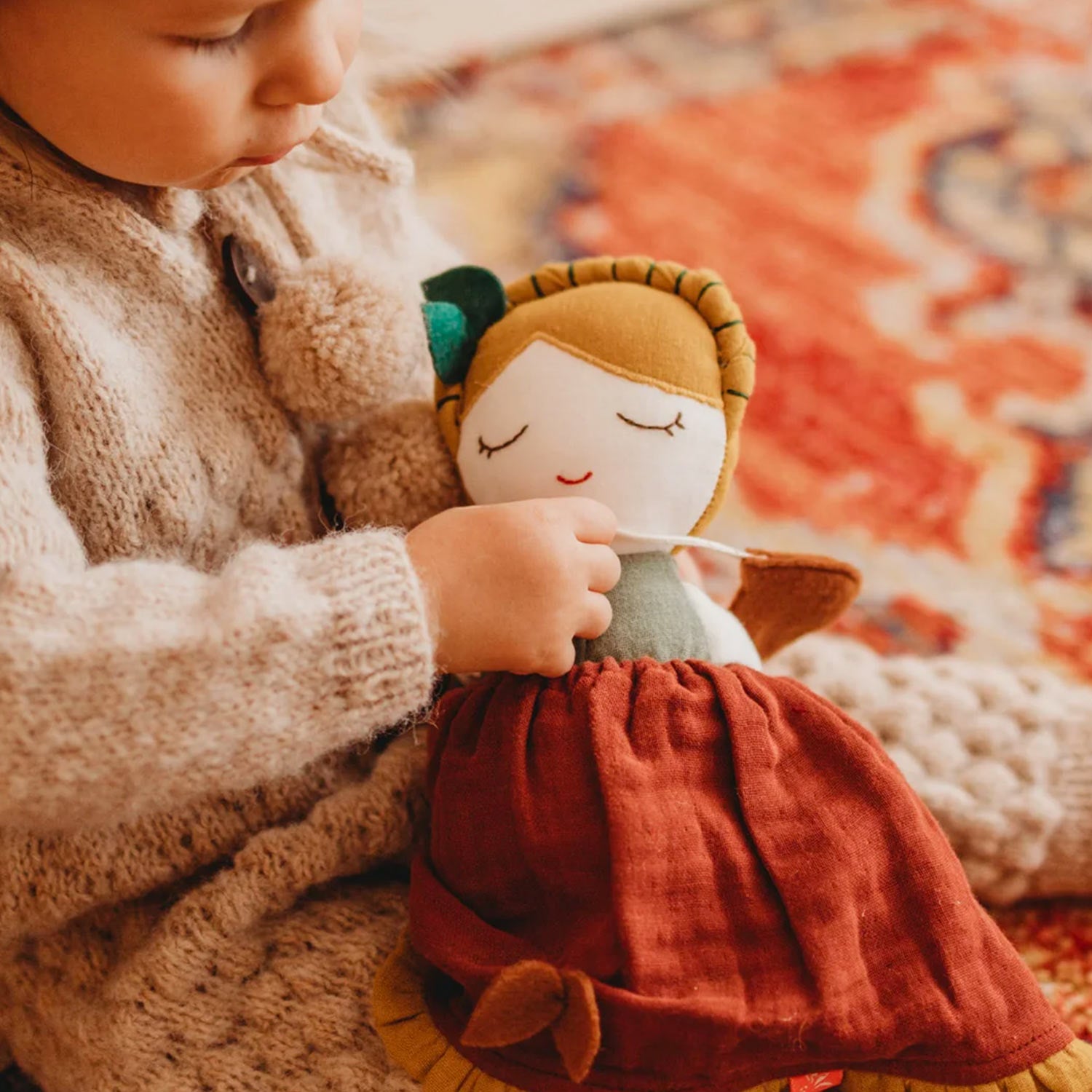 bambola bambina fata della foresta - annameglio.com abbigliamento moda