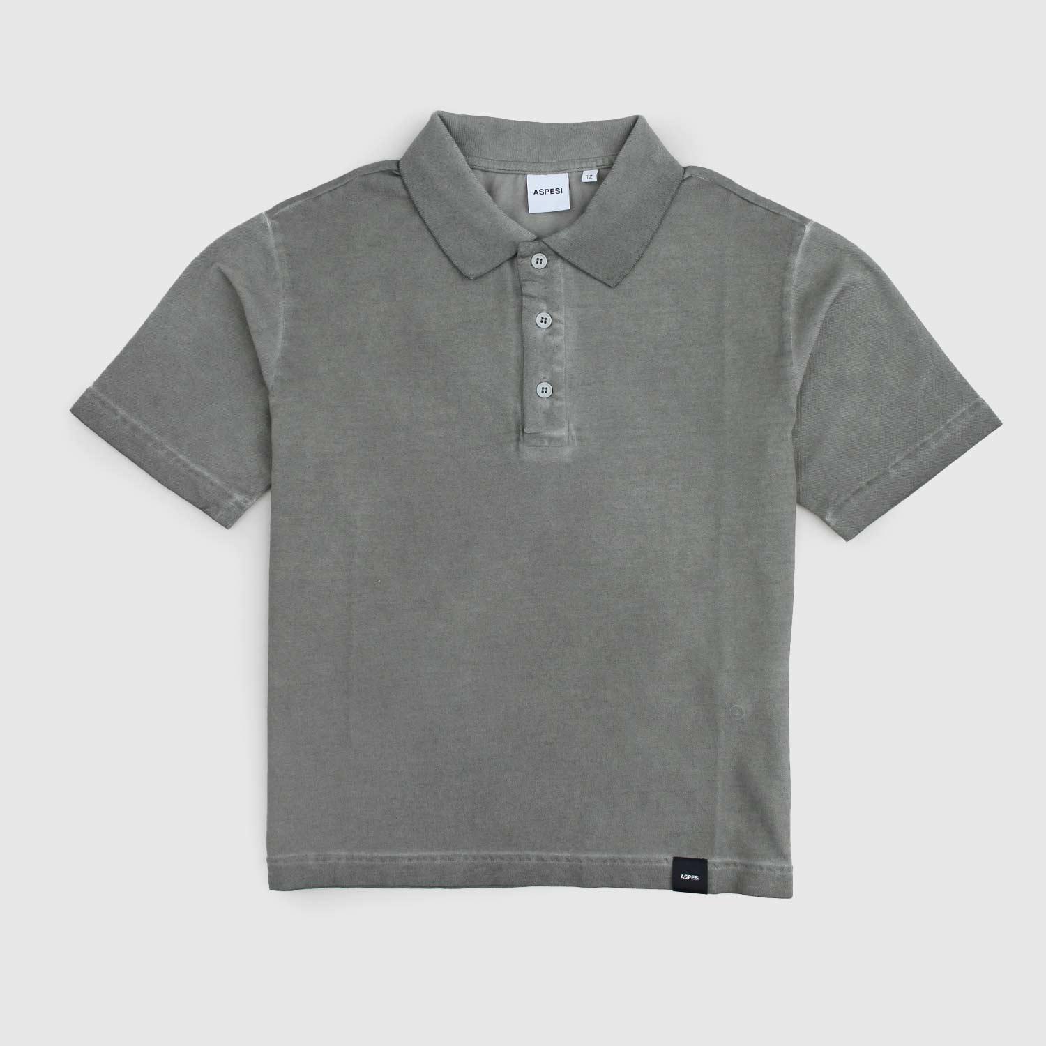 Polo grigia in trama piquet - annameglio.com abbigliamento moda