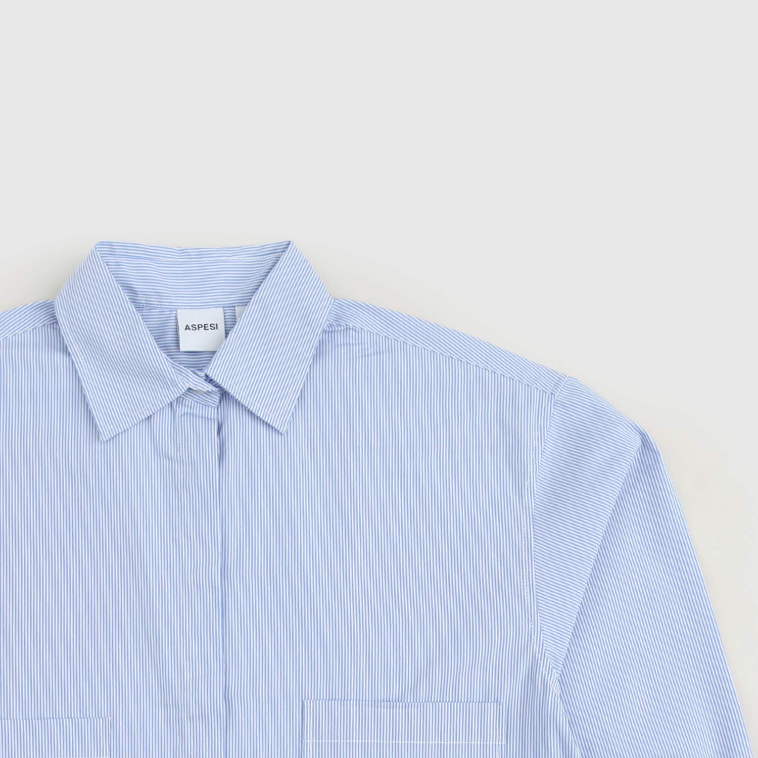 Camicia Gessata Cropped per Ragazza - annameglio.com abbigliamento moda