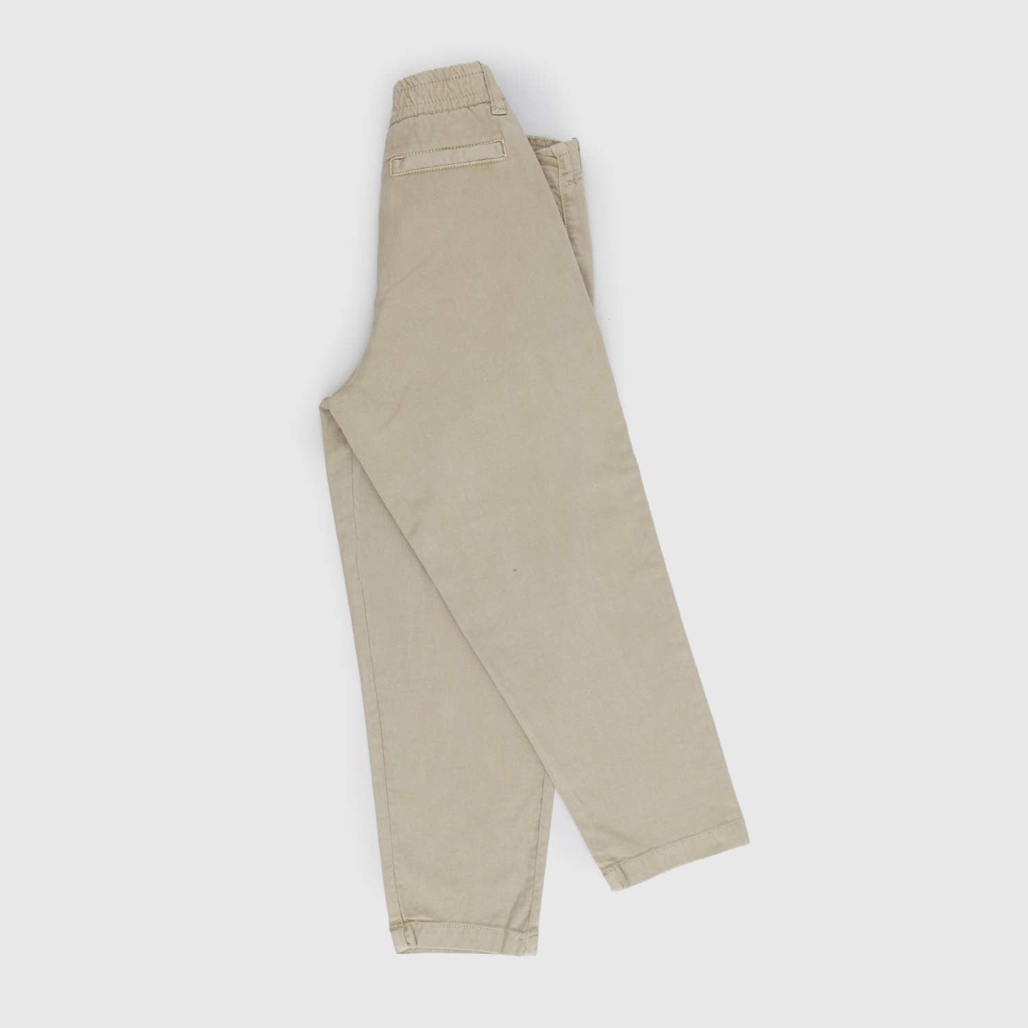 Pantaloni beige in denim elasticizzato - annameglio.com abbigliamento moda